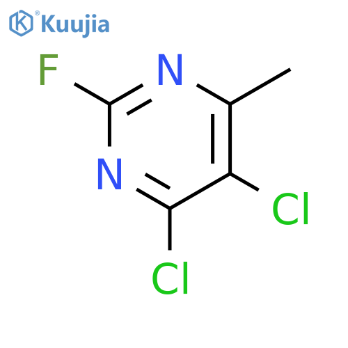 PYRIMIDINE, 4,5-DICHLORO-2-FLUORO-6-METHYL- structure