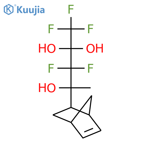 2,2,4-PENTANETRIOL, 4-BICYCLO[2.2.1]HEPT-5-EN-2-YL-1,1,1,3,3-PENTAFLUORO- structure