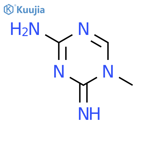 1,3,5-TRIAZIN-2-AMINE, 4,5-DIHYDRO-4-IMINO-5-METHYL- structure
