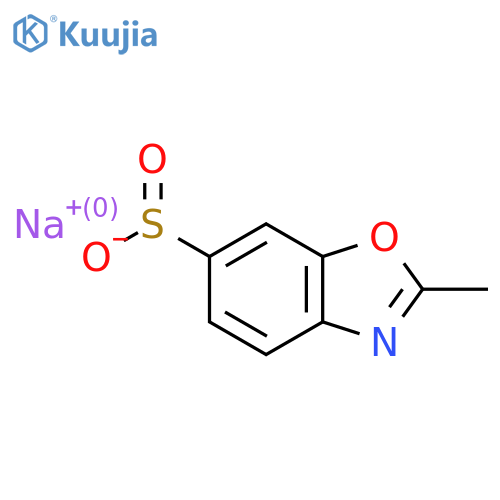 Sodium 2-methyl-1,3-benzoxazole-6-sulfinate structure