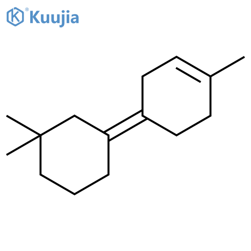 Cyclohexene, 4-(3,3-dimethylcyclohexylidene)-1-methyl-, (4Z)- structure