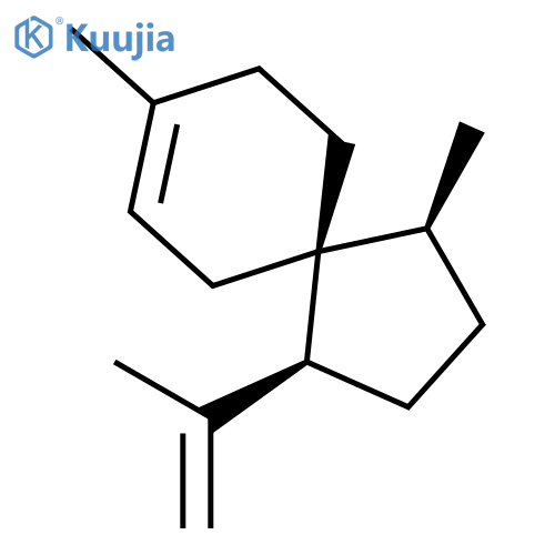 SPIRO[4.5]DEC-7-ENE, 1,8-DIMETHYL-4-(1-METHYLETHENYL)-, (1S,4S,5R)- structure