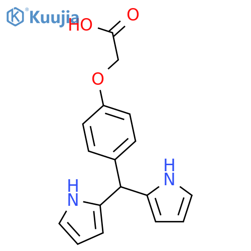 ACETIC ACID, [4-(DI-1H-PYRROL-2-YLMETHYL)PHENOXY]- structure
