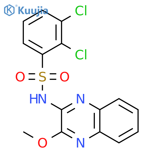 BENZENESULFONAMIDE, 2,3-DICHLORO-N-(3-METHOXY-2-QUINOXALINYL)- structure