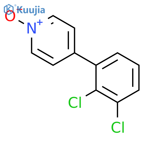 PYRIDINE, 4-(2,3-DICHLOROPHENYL)-, 1-OXIDE structure