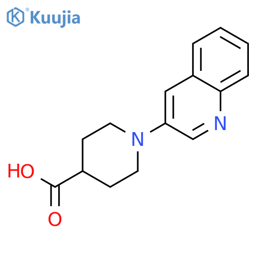 4-PIPERIDINECARBOXYLIC ACID, 1-(3-QUINOLINYL)- structure