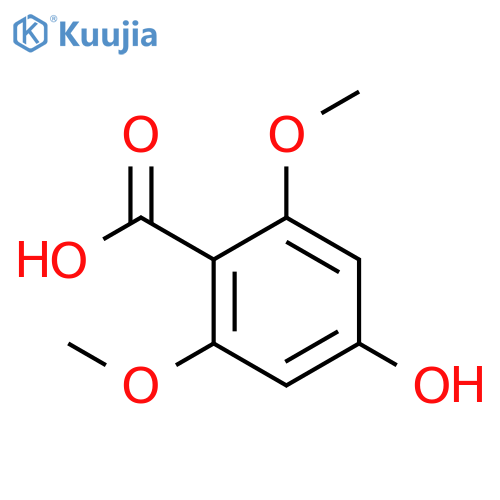 Benzoic acid, 4-hydroxy-2,6-dimethoxy- structure