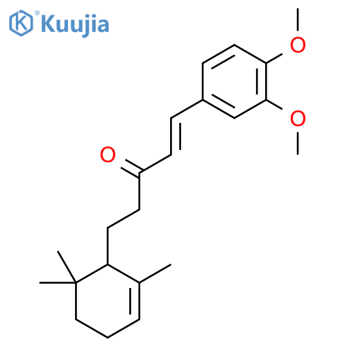 1-Penten-3-one,1-(3,4-dimethoxyphenyl)-5-(2,6,6-trimethyl-2-cyclohexen-1-yl)- structure