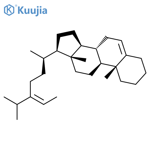Stigmasta-5,24(28)-diene structure
