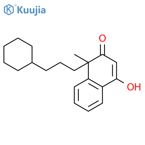 2(1H)-Naphthalenone, 1-(3-cyclohexylpropyl)-4-hydroxy-1-methyl- structure