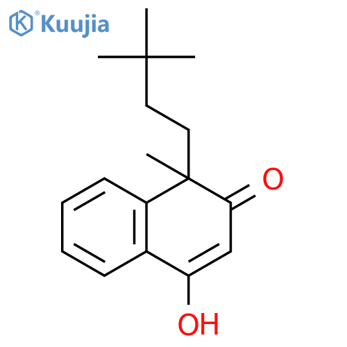 2(1H)-NAPHTHALENONE, 1-(3,3-DIMETHYLBUTYL)-4-HYDROXY-1-METHYL- structure