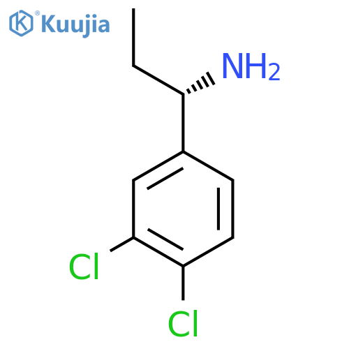 (1S)-1-(3,4-Dichlorophenyl)propan-1-amine structure