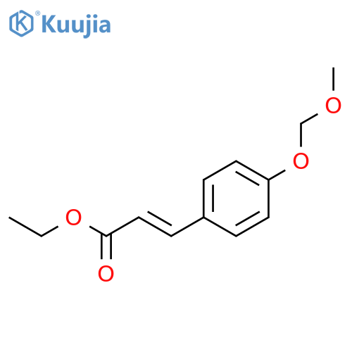 2-Propenoic acid, 3-[4-(methoxymethoxy)phenyl]-, ethyl ester, (2E)- structure