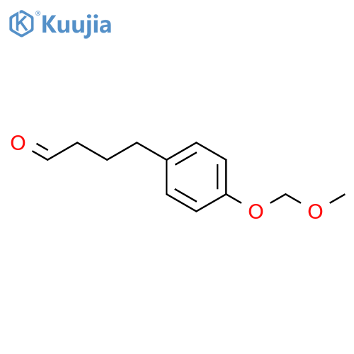 BENZENEBUTANAL, 4-(METHOXYMETHOXY)- structure