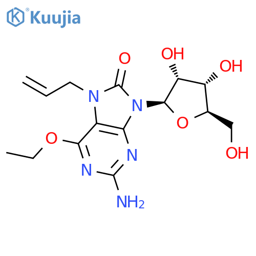 Guanosine, 6-O-ethyl-7,8-dihydro-8-oxo-7-(2-propenyl)- structure