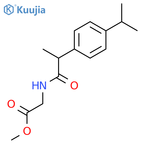 GLYCINE, N-[2-[4-(1-METHYLETHYL)PHENYL]-1-OXOPROPYL]-, METHYL ESTER structure