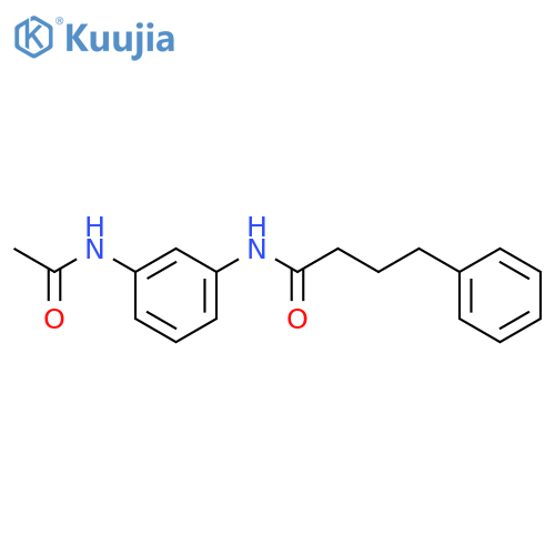 N-(3-Acetylamino-phenyl)-4-phenyl-butyramide structure
