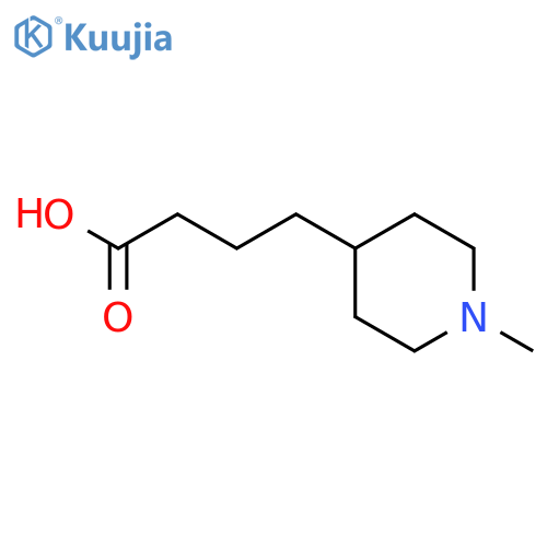 4-(1-methylpiperidin-4-yl)butanoic acid structure