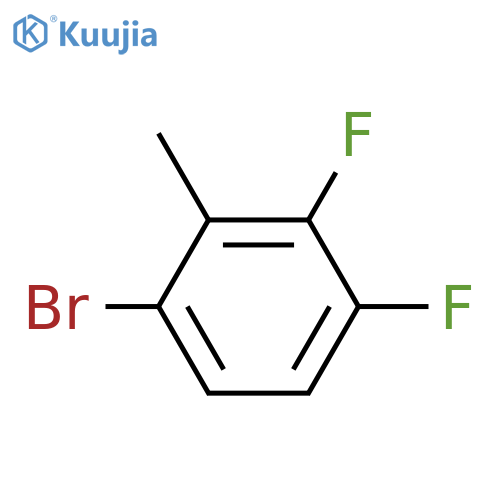 1-Bromo-3,4-difluoro-2-methylbenzene structure
