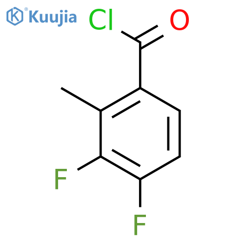 Benzoyl chloride, 3,4-difluoro-2-methyl- structure