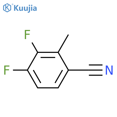 3,4-Difluoro-2-methylbenzonitrile structure