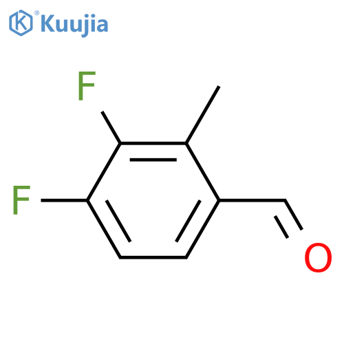 3,4-Difluoro-2-methylbenzaldehyde structure