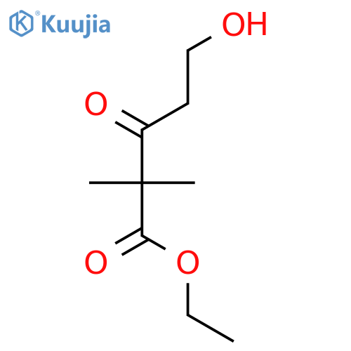Ethyl 5-hydroxy-2,2-dimethyl-3-oxopentanoate structure