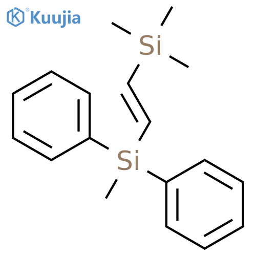 Methyl(diphenyl)[2-(trimethylsilyl)ethenyl]silane structure