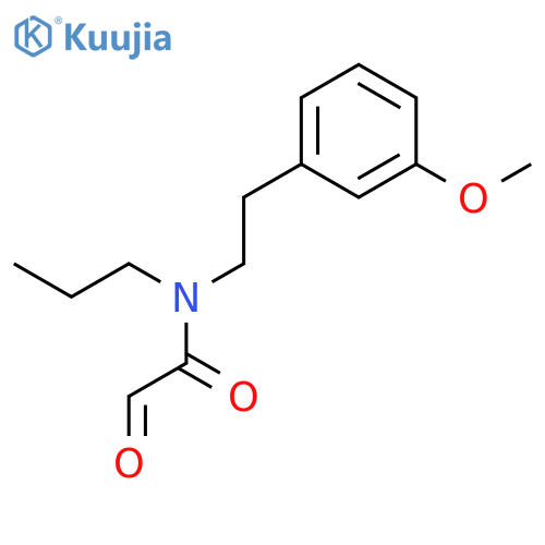 Acetamide, N-[2-(3-methoxyphenyl)ethyl]-2-oxo-N-propyl- structure