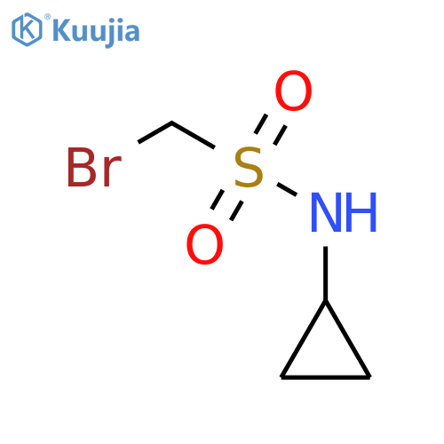 Methanesulfonamide, 1-bromo-N-cyclopropyl- structure