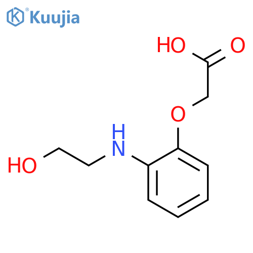 Acetic acid, [2-[(2-hydroxyethyl)amino]phenoxy]- structure