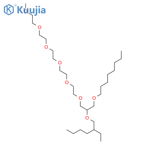 2,5,8,11,14,17,21-HEPTAOXANONACOSANE, 19-[(2-ETHYLHEXYL)OXY]- structure
