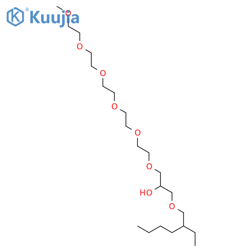 2,5,8,11,14,17,21-Heptaoxaheptacosan-19-ol, 23-ethyl- structure