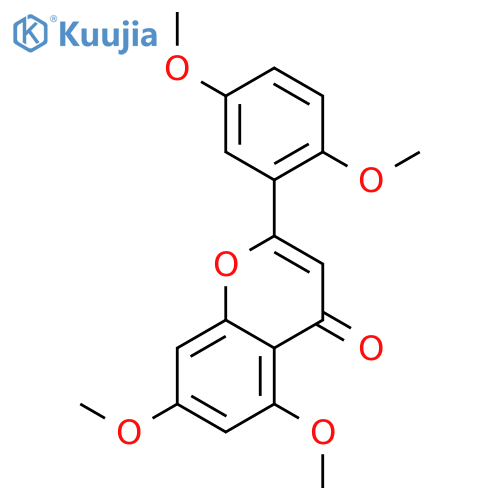 2-(2,5-Dimethoxy-phenyl)-5,7-dimethoxy-chromen-4-on structure