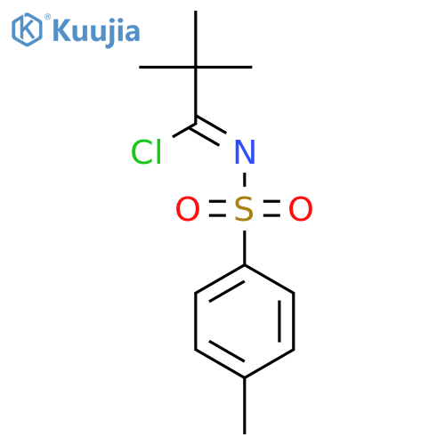 PROPANIMIDOYL CHLORIDE, 2,2-DIMETHYL-N-[(4-METHYLPHENYL)SULFONYL]- structure