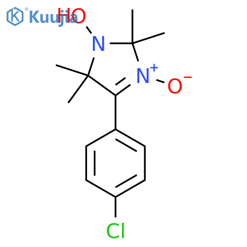4-(4-Chlorophenyl)-2,2,5,5-tetramethyl-2,5-dihydro-1H-imidazol-1-ol 3-oxide structure
