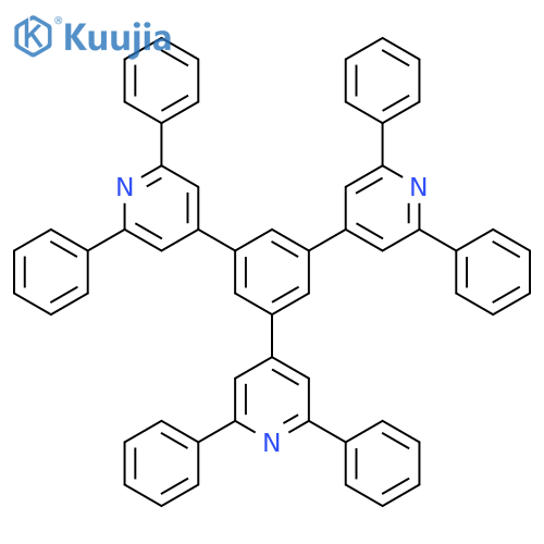 PYRIDINE, 4,4',4''-(1,3,5-BENZENETRIYL)TRIS[2,6-DIPHENYL- structure