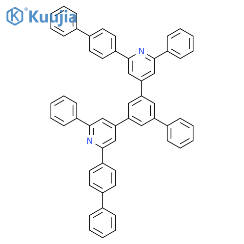 PYRIDINE, 4,4'-[1,1'-BIPHENYL]-3,5-DIYLBIS[2-[1,1'-BIPHENYL]-4-YL-6-PHENYL- structure