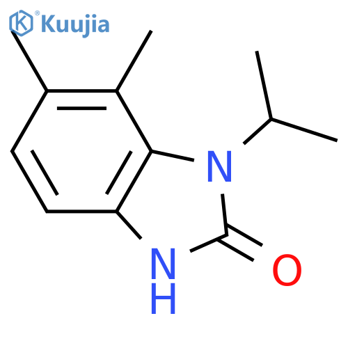 2H-BENZIMIDAZOL-2-ONE, 1,3-DIHYDRO-6,7-DIMETHYL-1-(1-METHYLETHYL)- structure