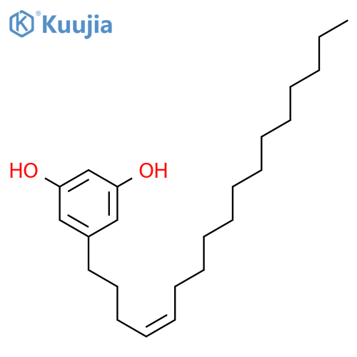1,3-BENZENEDIOL, 5-(4Z)-4-HEPTADECENYL- structure