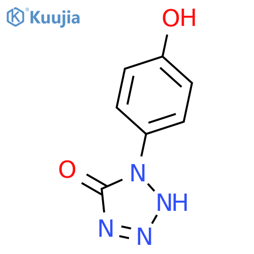 5H-Tetrazol-5-one,1,2-dihydro-1-(4-hydroxyphenyl)- structure