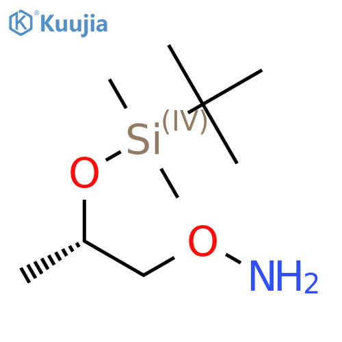 Hydroxylamine, O-[(2S)-2-[[(1,1-dimethylethyl)dimethylsilyl]oxy]propyl]- structure