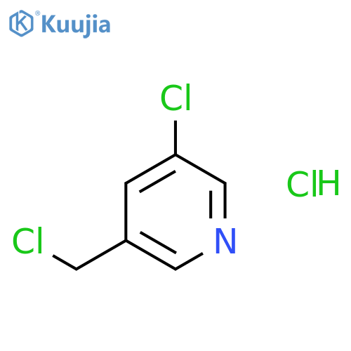 3-chloro-5-(chloromethyl)pyridine hydrochloride structure