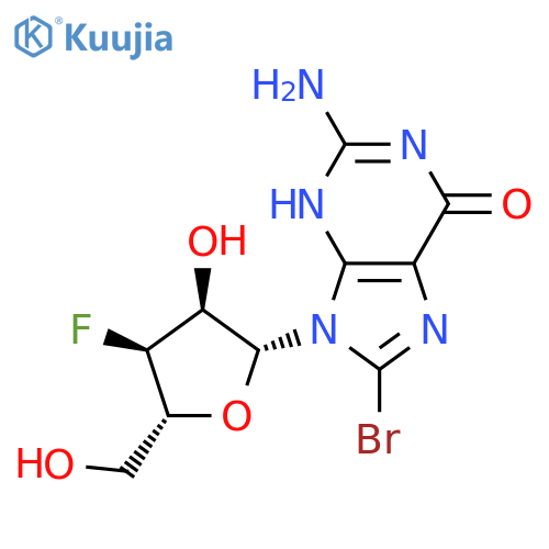 8-Bromo-3’-deoxy-3’-fluoroguanosine structure