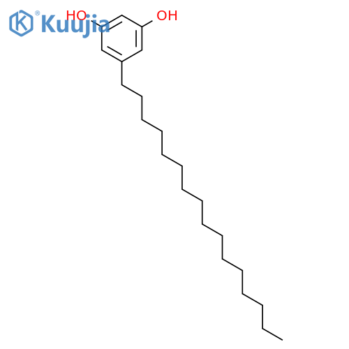 1,3-Benzenediol, 5-hexadecyl- structure