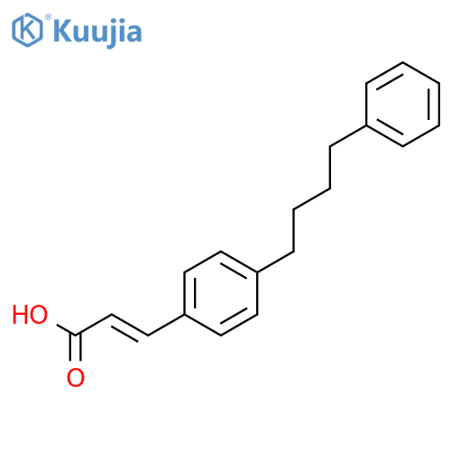 2-Propenoic acid, 3-[4-(4-phenylbutyl)phenyl]-, (2E)- structure