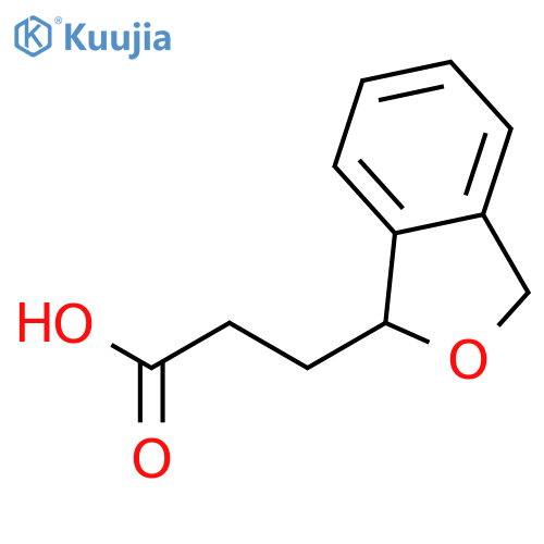 3-(2,3-dihydro-1-benzofuran-2-yl)propanoic acid structure