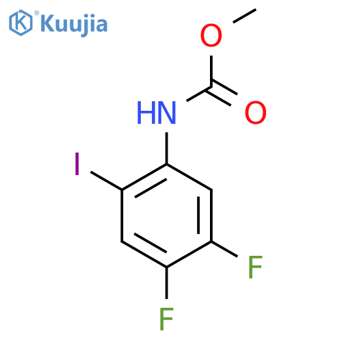 CARBAMIC ACID, (4,5-DIFLUORO-2-IODOPHENYL)-, METHYL ESTER structure