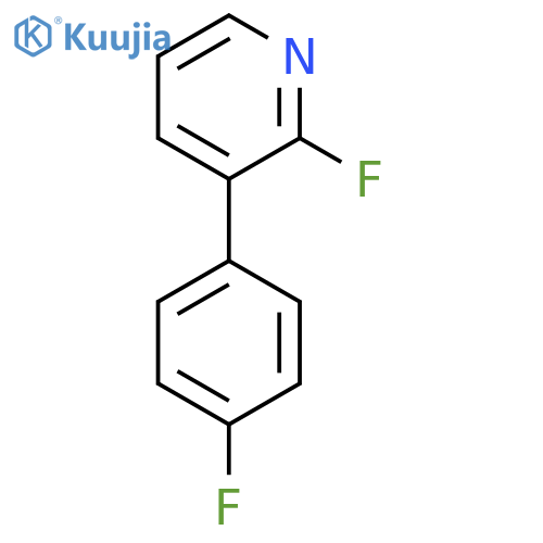 Pyridine, 2-fluoro-3-(4-fluorophenyl)- structure