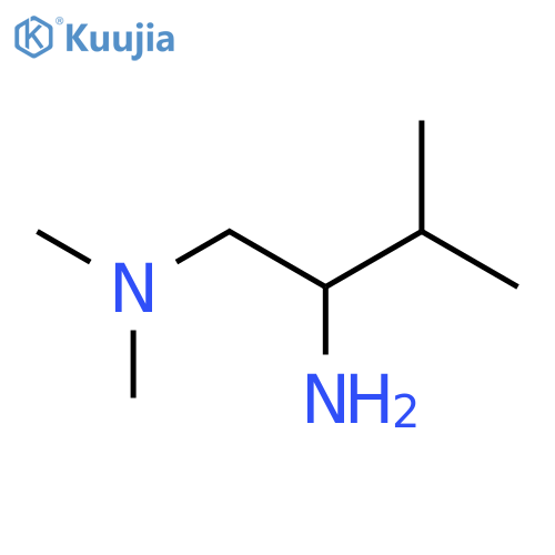 (2S)-1-dimethylamino-2-amino-3-methyl-butane structure